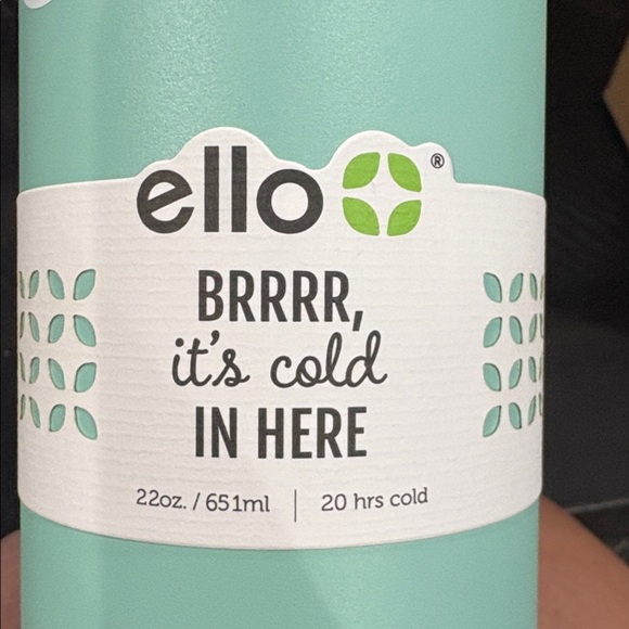 Mint Green Insulated Water Bottle - Picture 2 of 5